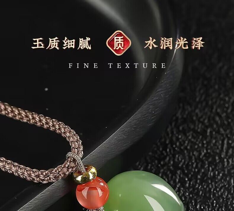 新款高档和田玉葫芦吊坠招财福禄玉坠挂件天然玉石珠宝项链男女款| eBay