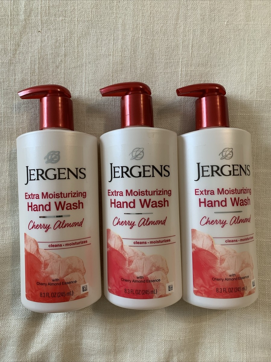 Liquid Handwash Jergens Cherry Almond Hand Soap Almond Essence