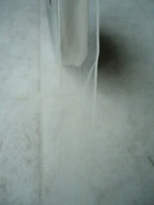 McGinley Mills Sheer Cream Colored Delightful Chiffon Ribbon ½” X 14.05 & 12.92 