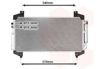 Van Wezel 32015701 Kondensator, Klimaanlage FüR Mitsubishi