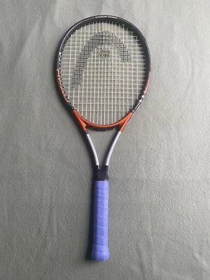 Poignée HEAD Ti.RADICAL OS oversize Andre Agassi 2 = 4 1/4 titane cordée We - Photo 1/4