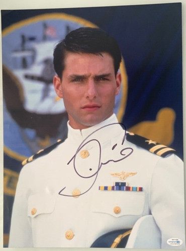 Tom Cruise Top Gun SIGNED large rare 12x16 Photo RACC ACOA COA