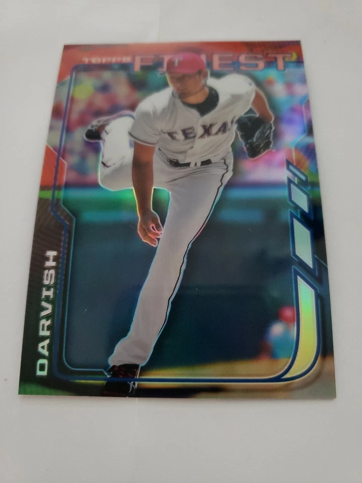 YU DARVISH 2014 TOPPS FINEST REFRACTOR CARD# 38 - Image 4 of 4
