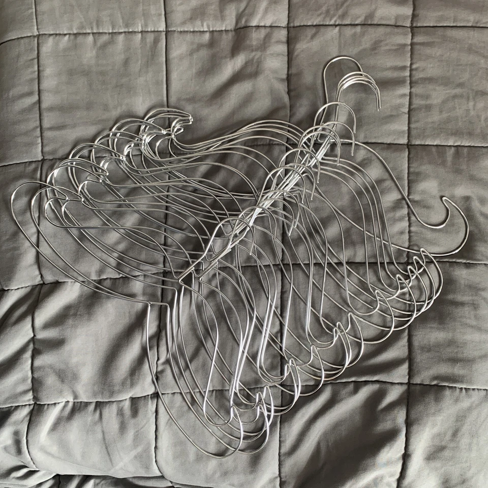 Perchas de alambre bigote (por GAMAGO) ¡LOTE DE 16 PIEZAS! Foto 3 de 4