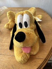 New with Tags 1990's Disney Bean Bag Pluto 16" Floppy Plush Stuffed Animal
