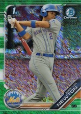 2019 Bowman Chrome - Prospects Shervyen Newton #BCP-248 Green Shimmer Refractor