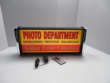 Kodak Flim Photo Department LED Display lighted sign lightbox Wall hanging Light