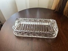VINTAGE WATERFORD LISMORE CRYSTAL BUTTER DISH LID ONLY