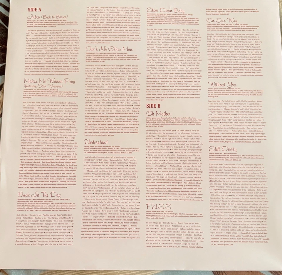 Back To Basics- Christina Aguilera is the Red double Album in exelent condition  Foto 4 de 4