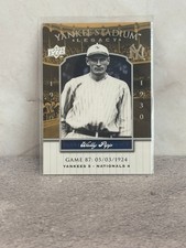2008 UD Yankee Stadium Legacy Collection #87 Wally Pipp