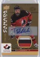 2017 Team Canada Juniors Premium Materials 154/199 Ty Dellandrea #56 Auto br8
