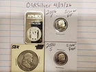 APMEX 1oz .999 Silver Bar, 2006 S Proof Dimes, 1958 Franklin Half Dollar Lot