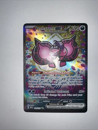 Pecharunt ex 163/131 Sv: Prismatic Evolutions Holo