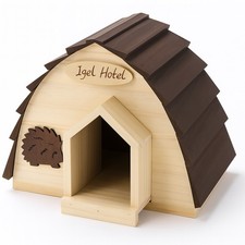 Wooden Hedgehog House “Igel Hotel” Garden Wildlife Shelter Outdoor