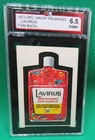 1973 O-Pee-Chee Wacky Packages Lavirus Tan Back KSA 6.5