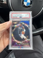 2020 Select Courtside Anthony Edwards PSA10 Blue White Purple Cracked Ice 300 RC