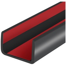 Self-Adhesive U Channel Edge Trim, 3/4" Plywood Protector