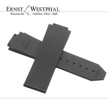 Cinturino in caucciù originale Hublot linee nero per Hublot Big Bang 44 mm