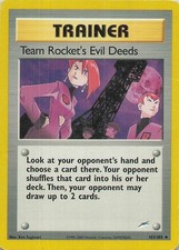 Team Rocket's Evil Deeds Unlimited Uncommon Neo Destiny 103/105 HP on eBay