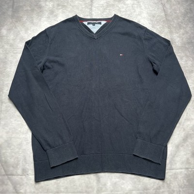 Tommy Hilfiger Herren Pullover Gr. XL 100% Cotton #L1-8