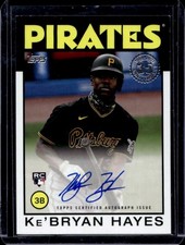 2021 Topps Ke Bryan Hayes 1986 35th Anniversary Auto RC #86B-KH Pirates