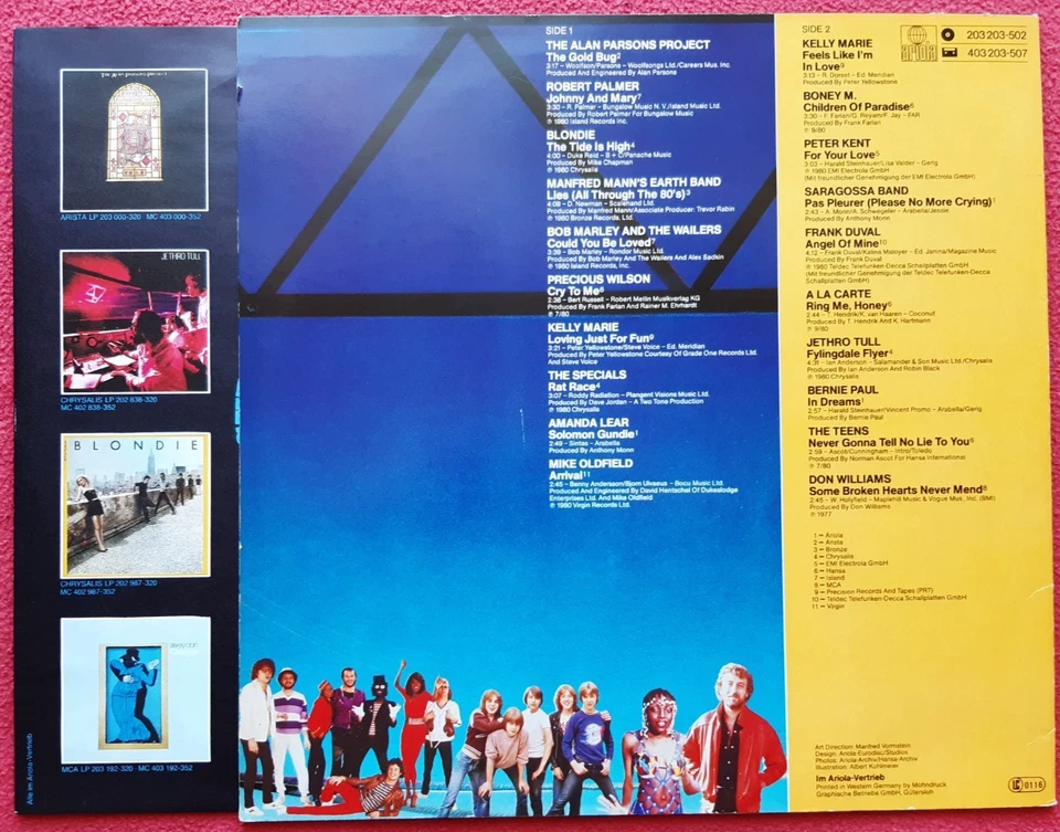 Super 20 High Power LP Vinyl 1980 Blondie / Bob Marley / Mike Oldfield uvm - Bild 2 von 2