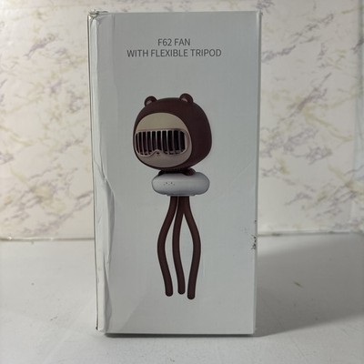 (Rabbit Design)USB Fan Stroller Fan Bladeless 4 Wind Speed Mini Portable Fan Dp