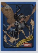 2025 Topps Chrome Marvel Comics Blue Refractor /299 Jane Foster #90 0zu6