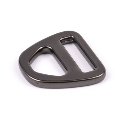 Country Brook Design  3/4 Inch Gunmetal Double Bar D-Rings, 10 Pack