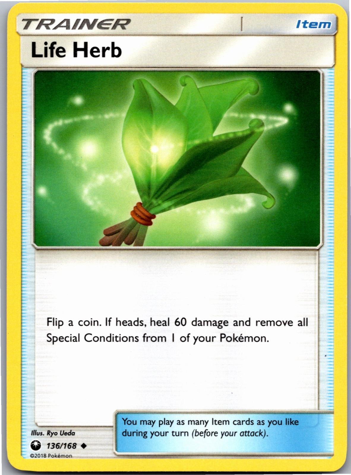 Life Herb 136/168 Uncommon Celestial Storm Pokemon Near Mint