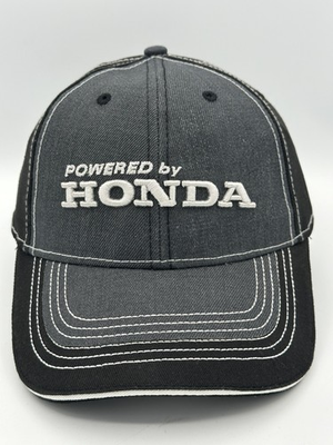 #ad POWERED By HONDA Black Gray Golf Baseball Cap Hat New $19.88