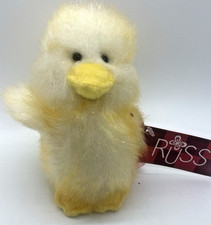 Vintage Russ Chick A Loo Duck Sparkle Plush Duckling Easter VTG NEW