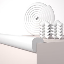 Baby Proof Edge Corner Protector, 16.4FT 0.47''Th L-Shape Furniture Corner  Edg