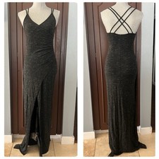 Express Spacedye Strappy Back Maxi Dress - Size Small
