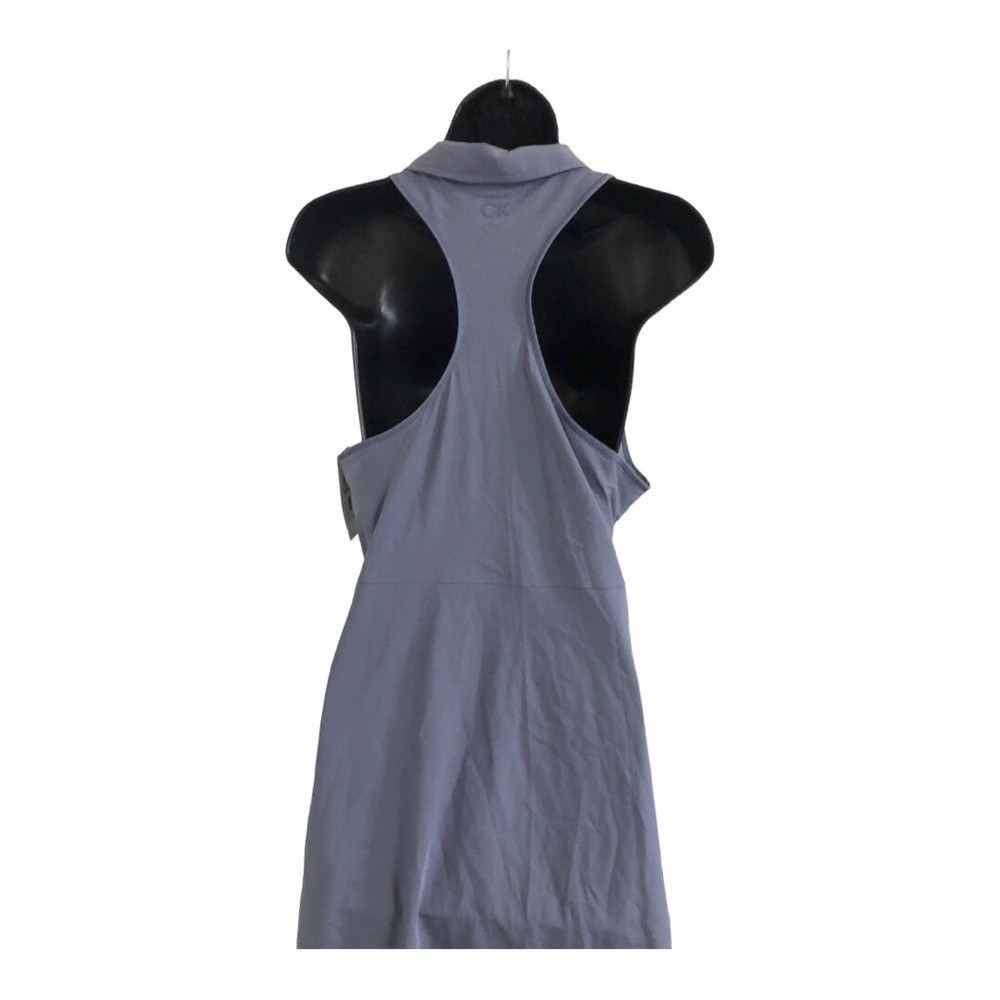 Calvin Klein performance steel gray active sleeveless racerback dress size small image 7