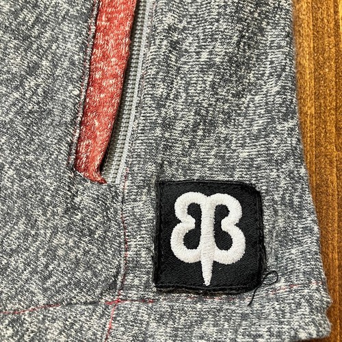 Betabrand Asymmetrical 1/4 Zip Gray Heather Hoodie Pullover Sweatshirt Size L - Picture 4 of 14