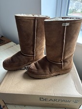 Bearpaw Sheepskin Boots Size 6 UK