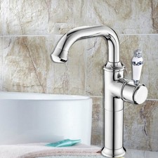 Polished Chrome Kitchen Wet Bar Bathroom Vessel Sink Faucet Mixer Tap esf931