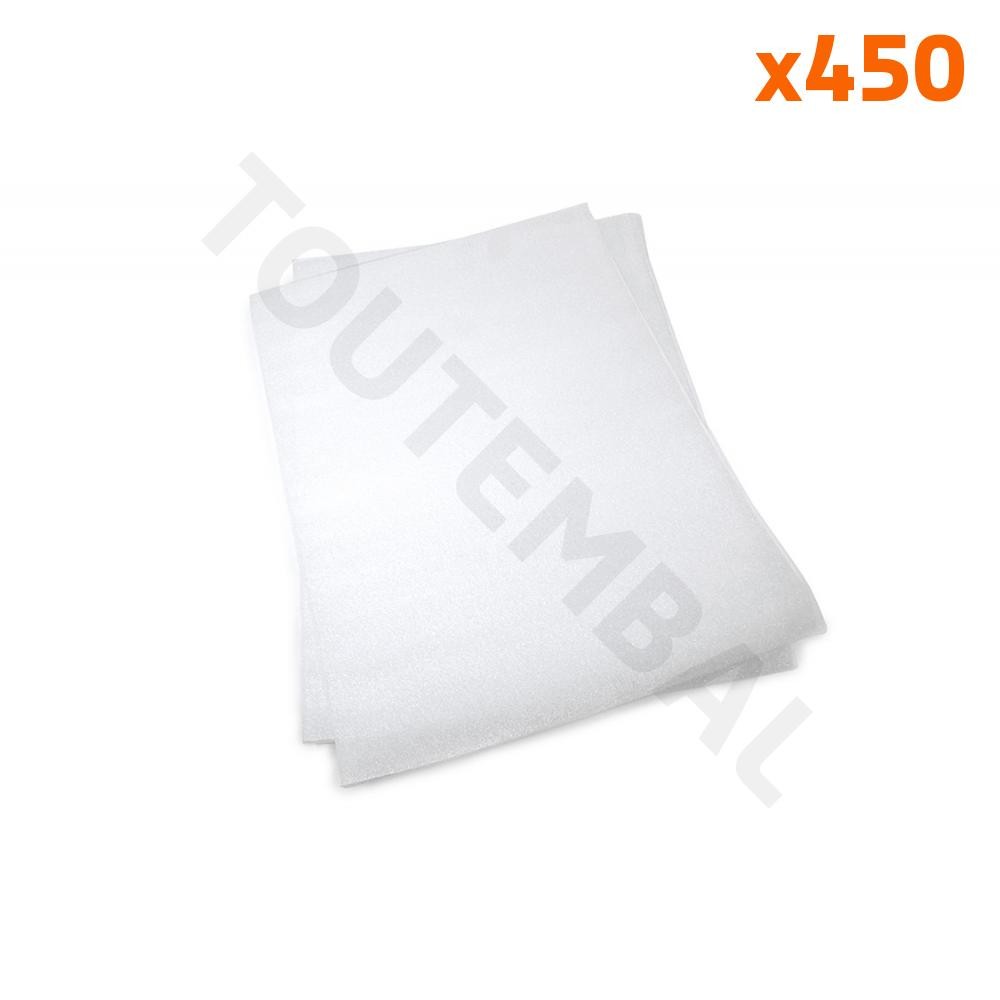 Sachet mousse 400x600 mm évite les rayures de transport pour miroir