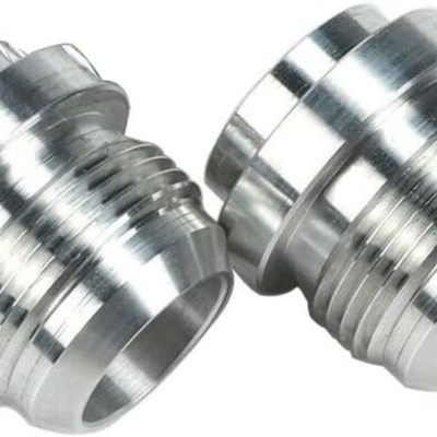 2pcs 16AN Aluminum Male Flare Weld On Fitting Bung -16 AN Weldable Adapter Conne
