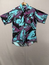 Vintage 90s Wrangler Western Aztec Shirt Made in USA Sz M
