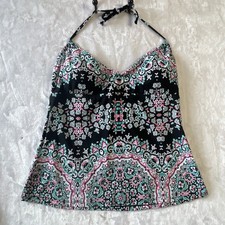 Kenneth Cole Reaction Bathing Suit Top Tankini Hater Top M
