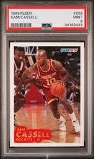 1993 Fleer Sam Cassell (All Star) Rookie Card PSA 9 MINT, Looks GEM Very Low Pop. rookie card picture