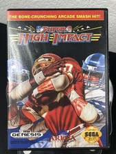 Super High Impact Sega Genesis CiB 1992 Arena Official Authentic Action Sports