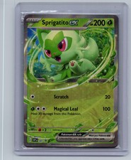 Sv: Scarlet & Violet Promos Sprigatito EX Black Star Promo Sealed #SVP EN 087