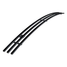 For 2007-2013 Chevy Silverado 1500 Top Bumper Stainless Black Billet Grille