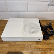 Microsoft Xbox One S White – Tested Working  Console Only And Power Lead 500gb