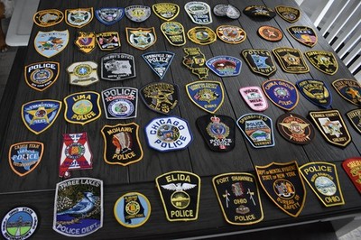 Law Enforcement patch lot - 105 Patches