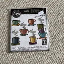 Sizzix Tim Holtz Thinlits Paper cut Cafe #666287