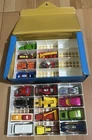 Vintage 1975 Hot Wheels 24 Car Vinyl Carry Case w/18 Vintage 1970's Vehicles
